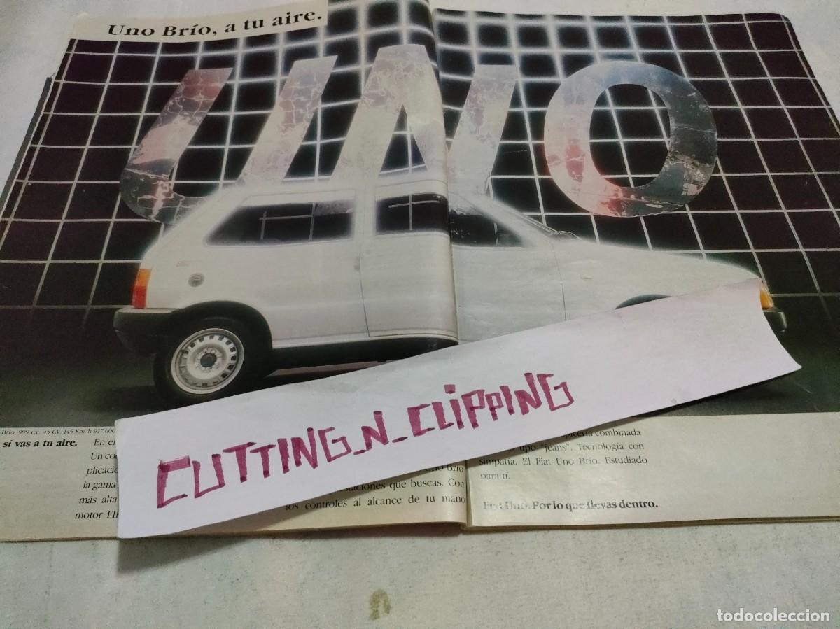 Otros Art&iacute;culos de Coleccionismo en Papel: Clipping RS881702 FIAT UNO PUBLICIDAD