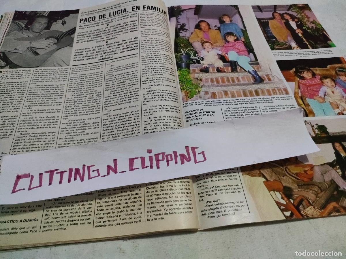 Otros art&iacute;culos de coleccionismo en papel: Clipping RS841512 PACO DE LUCIA