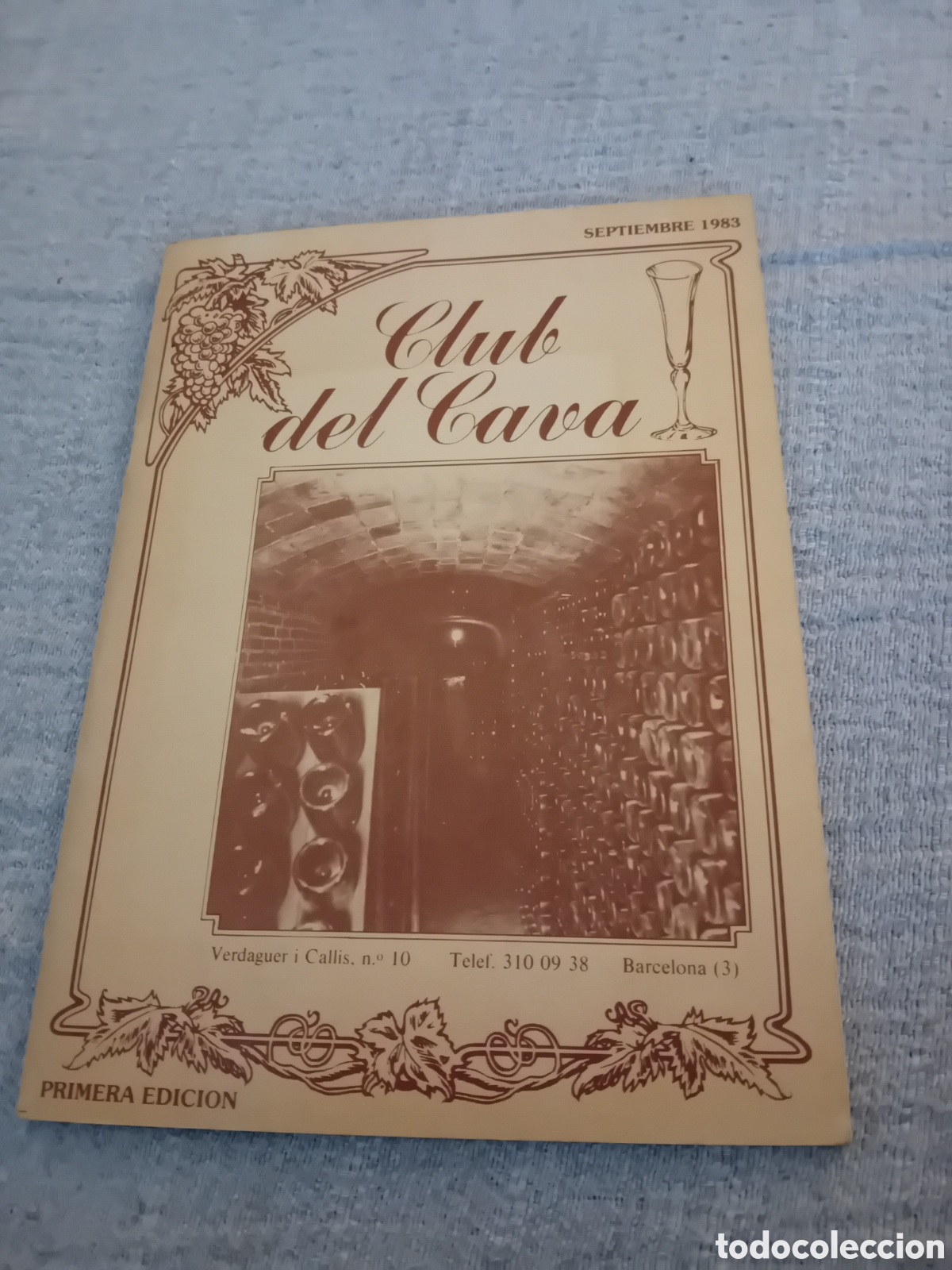 Collectionnisme Papier divers: CLUB DEL CAVA. SEPTIEMBRE 1983. PRIMERA EDICI&Oacute;N