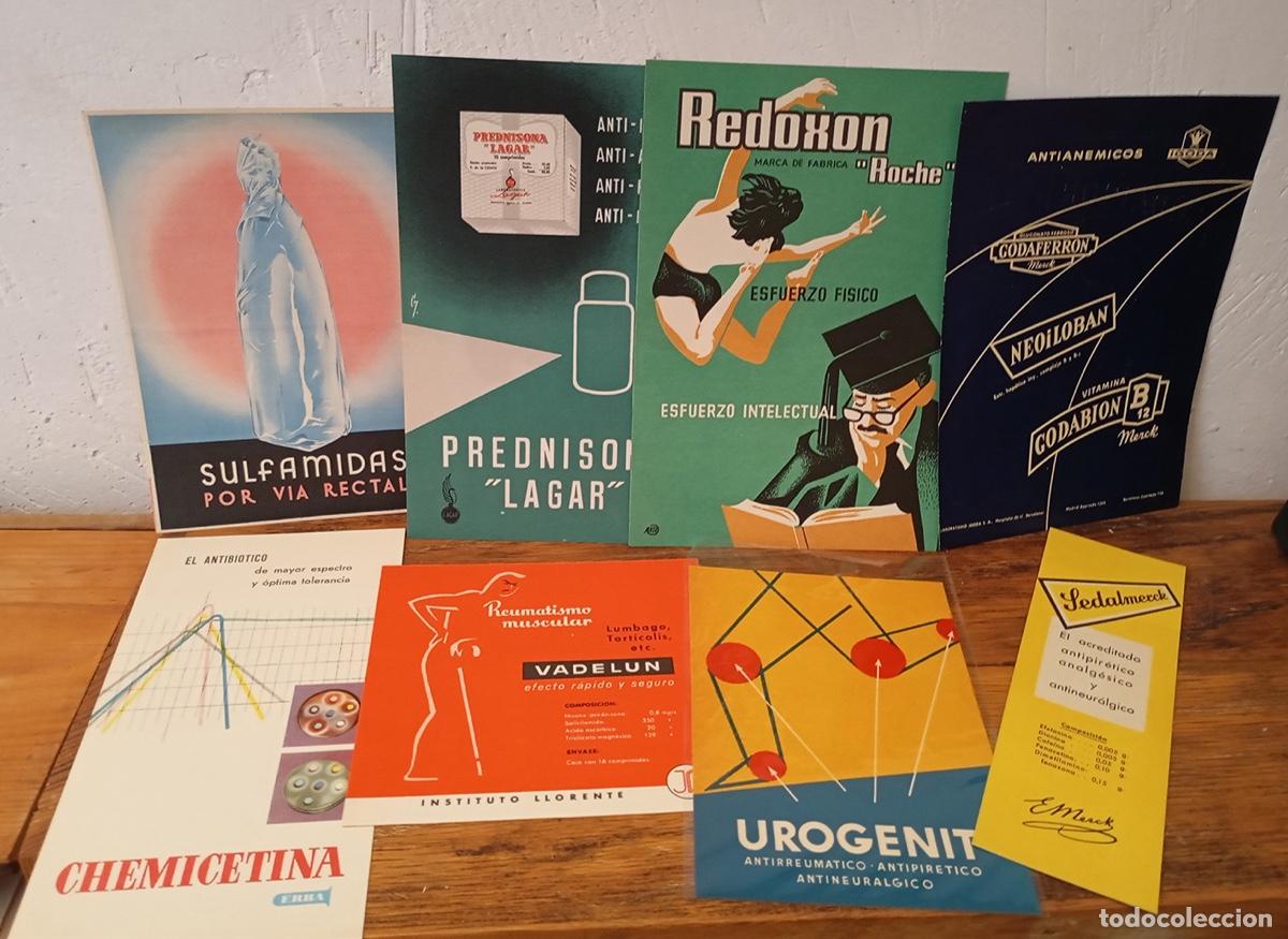 Otros Art&iacute;culos de Coleccionismo en Papel: 7 Folletos publicitarios de Laboratorio