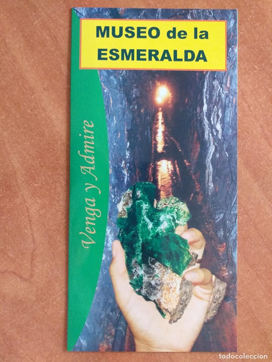 Outros artigos de papel: TRIPTICO COMERCIAL DEL MUSEO DE LA ESMERALDA - CAMBRILS