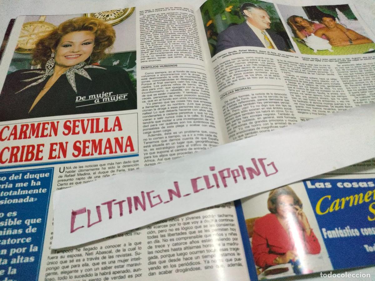 Otros Art&iacute;culos de Coleccionismo en Papel: Clipping S931404 CARMEN SEVILLA
