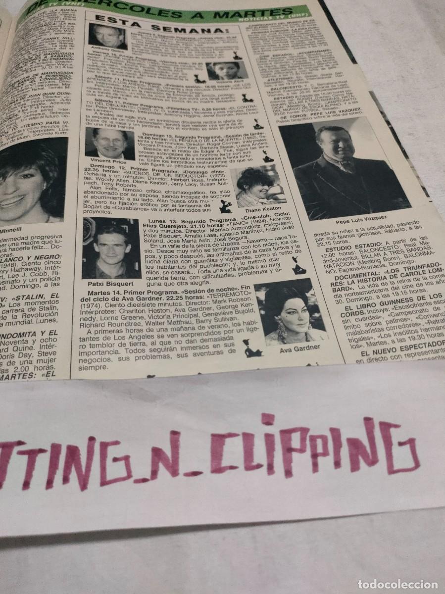 Otros Art&iacute;culos de Coleccionismo en Papel: Clipping H891602 LIZA MINELLI, VINCENT PRICE, PATXI BISQUERT. AVA GARDNER