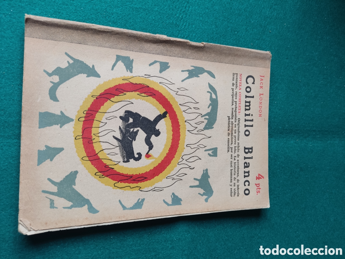 Otros Art&iacute;culos de Coleccionismo en Papel: Revista literaria colmillo blanco de Jack London 1950