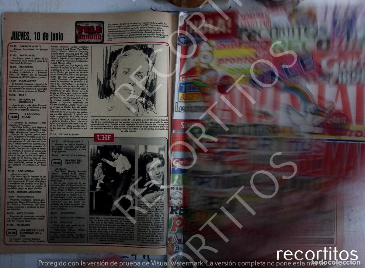 Otros Art&iacute;culos de Coleccionismo en Papel: EUSEBIO PONCELA GENE KELLY KATHRYN GRAYSON