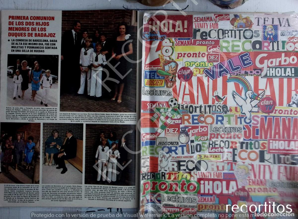 Collectionnisme Papier divers: DUQUES DE BADAJOZ COMUNION BELTRAN FERNANDO JUAN SIMONETTA GOMEZ ACEBO