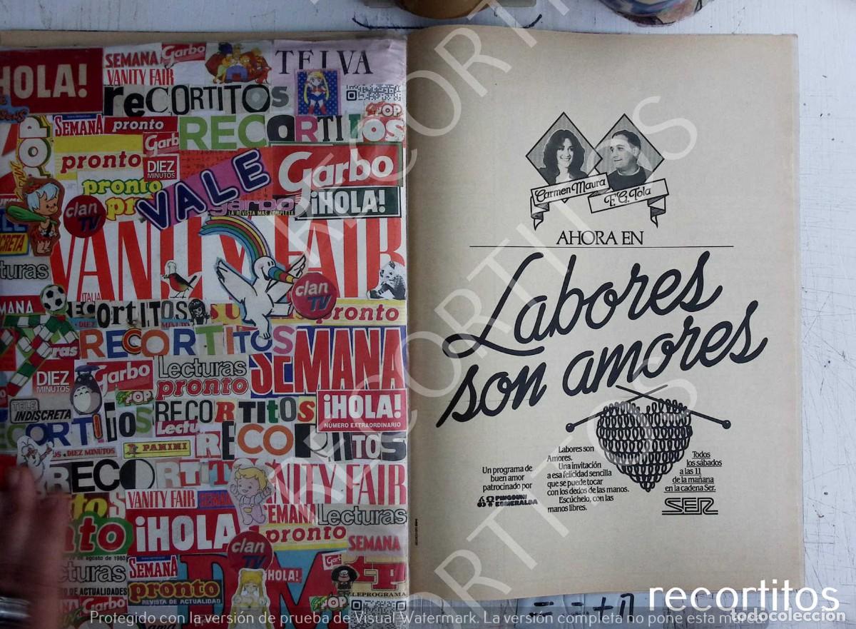 Otros Art&iacute;culos de Coleccionismo en Papel: FRANCISCO GARCIA TOLA CARMEN MAURA LABORES SON AMORES