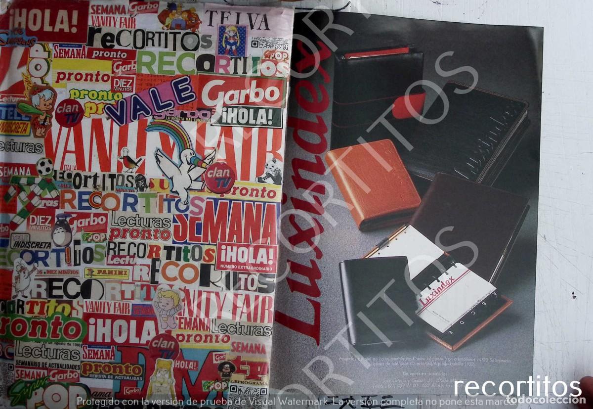 Sammelleidenschaft Andere Papierartikel: LUXINDEX AGENDAS ANUNCIO PUBLICIDAD