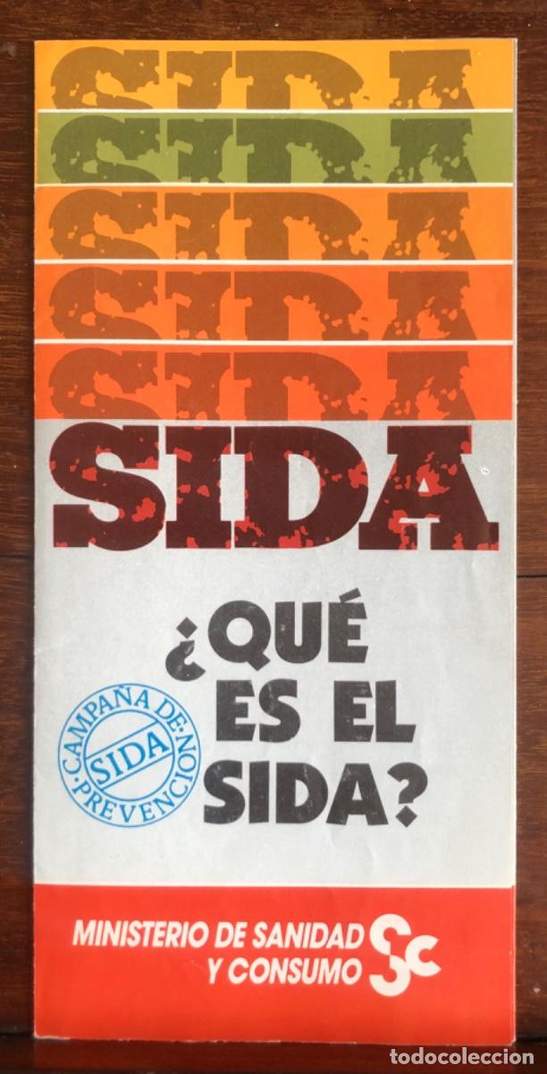 Otros art&iacute;culos de coleccionismo en papel: &iquest;QU&Eacute; ES EL SIDA ? - A&Ntilde;OS 90 - CAMPA&Ntilde;A PREVENCI&Oacute;N (TR&Iacute;PTICO) - MINISTERIO DE SANIDAD Y CONSUMO