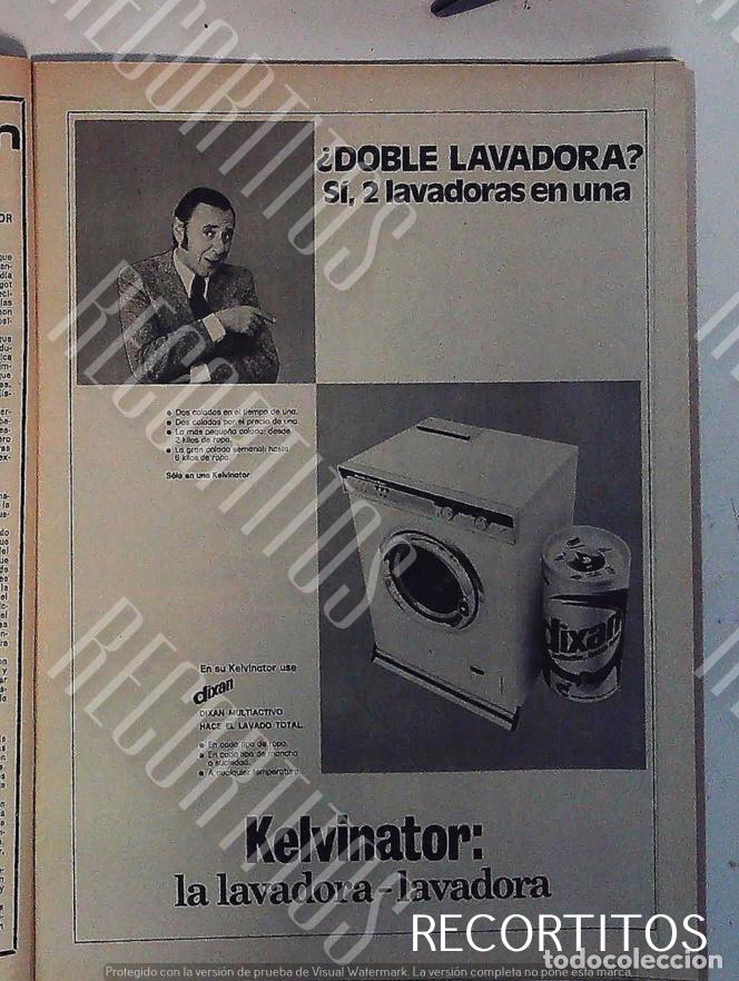 Otros Art&iacute;culos de Coleccionismo en Papel: KELVINATOR BIO DIXAN ANUNCIO PUBLICIDAD JOAQUIN PRAT