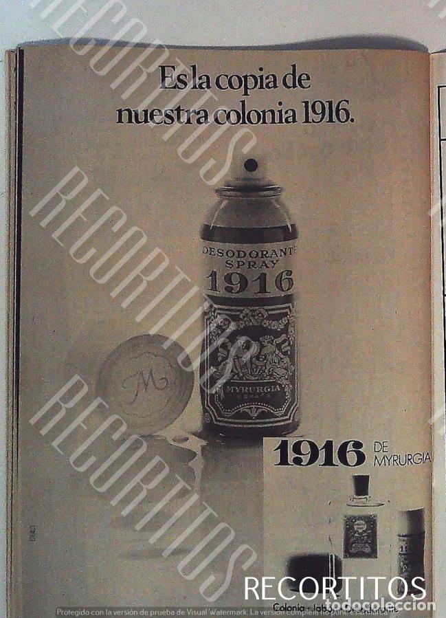 Collectionnisme Papier divers: 1916 MRURGIA ANUNCIO PUBLICIDAD