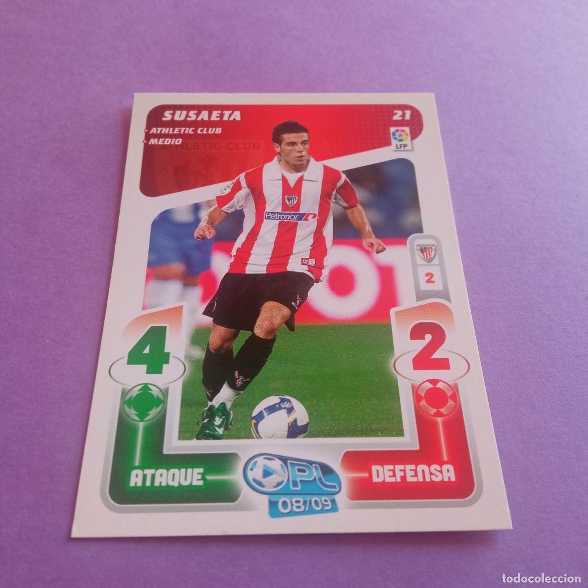 Otros Art&iacute;culos de Coleccionismo en Papel: 21 SUSAETA ATHLETIC BILBAO PANINI PLAY LIGA 2008 2009 08 09 NO LIGA ESTE ADRENALYN MEGACRACKS