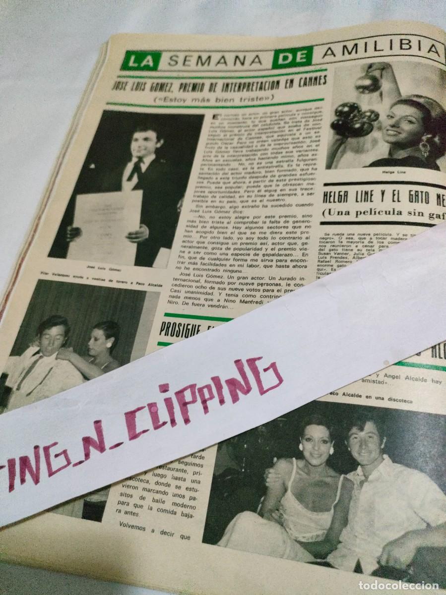 Otros art&iacute;culos de coleccionismo en papel: Clipping H761206 HELGA LINE, PILAR VELAZQUEZ, PACO ALCALDE