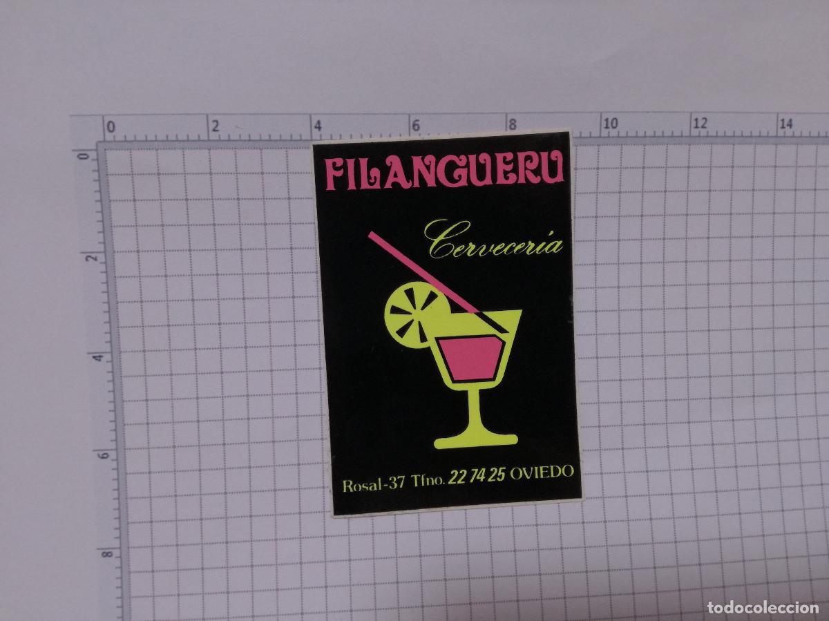 Altri oggetti di carta: FLYER ENTRADA INVITACION - PEGATINA DISCOTECA CERVECERIA FILANGUERU OVIEDO