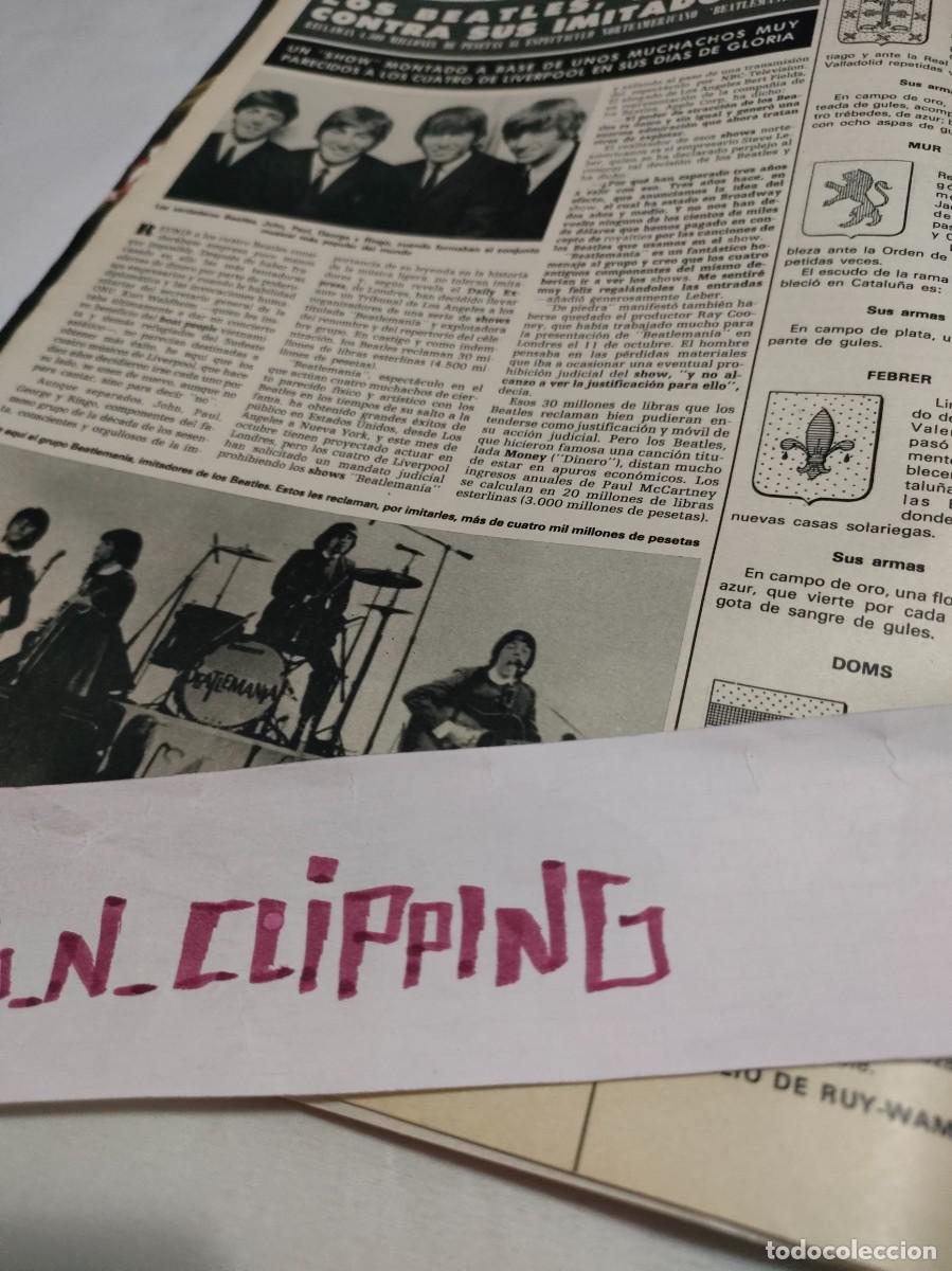 Otros Art&iacute;culos de Coleccionismo en Papel: Clipping H792010 BEATLES