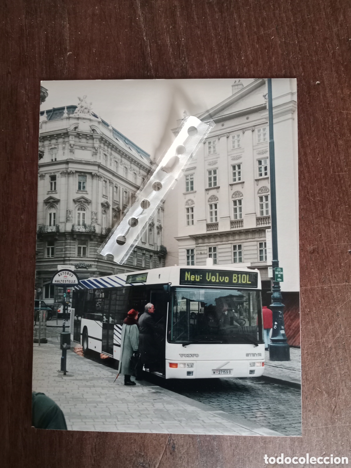 Collectionnisme Papier divers: Fotograf&iacute;a autob&uacute;s volvo