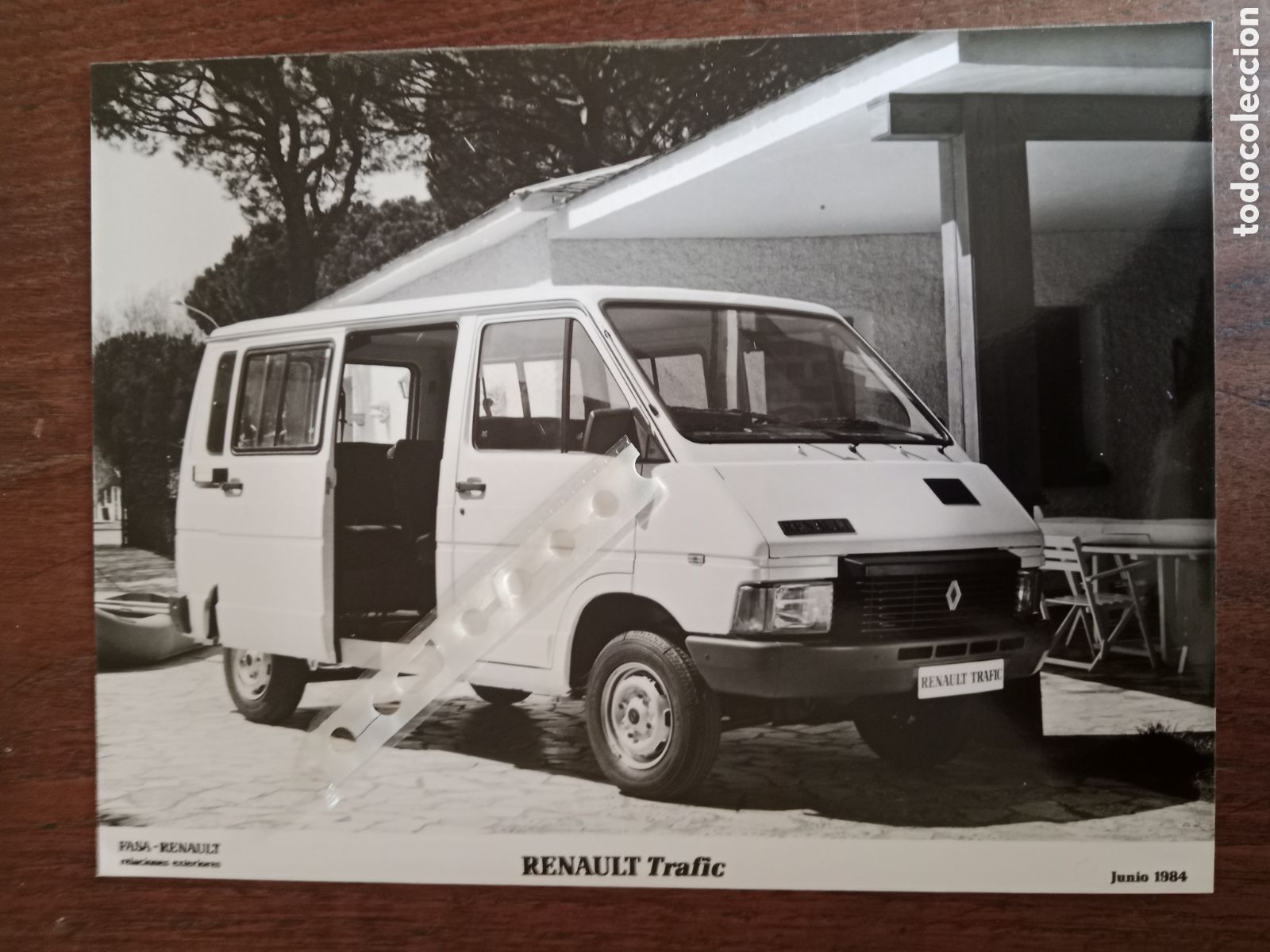 Collectionnisme Papier divers: Fotograf&iacute;a furgoneta Renault trafic fasa