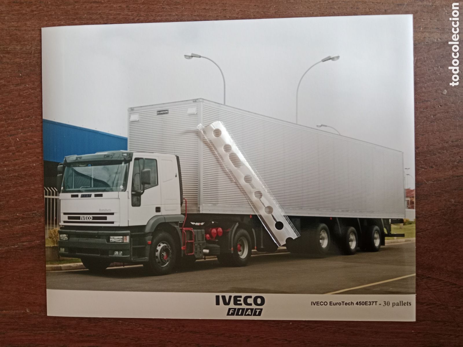 Collectionnisme Papier divers: Fotograf&iacute;a cami&oacute;n Iveco eurotech brasil