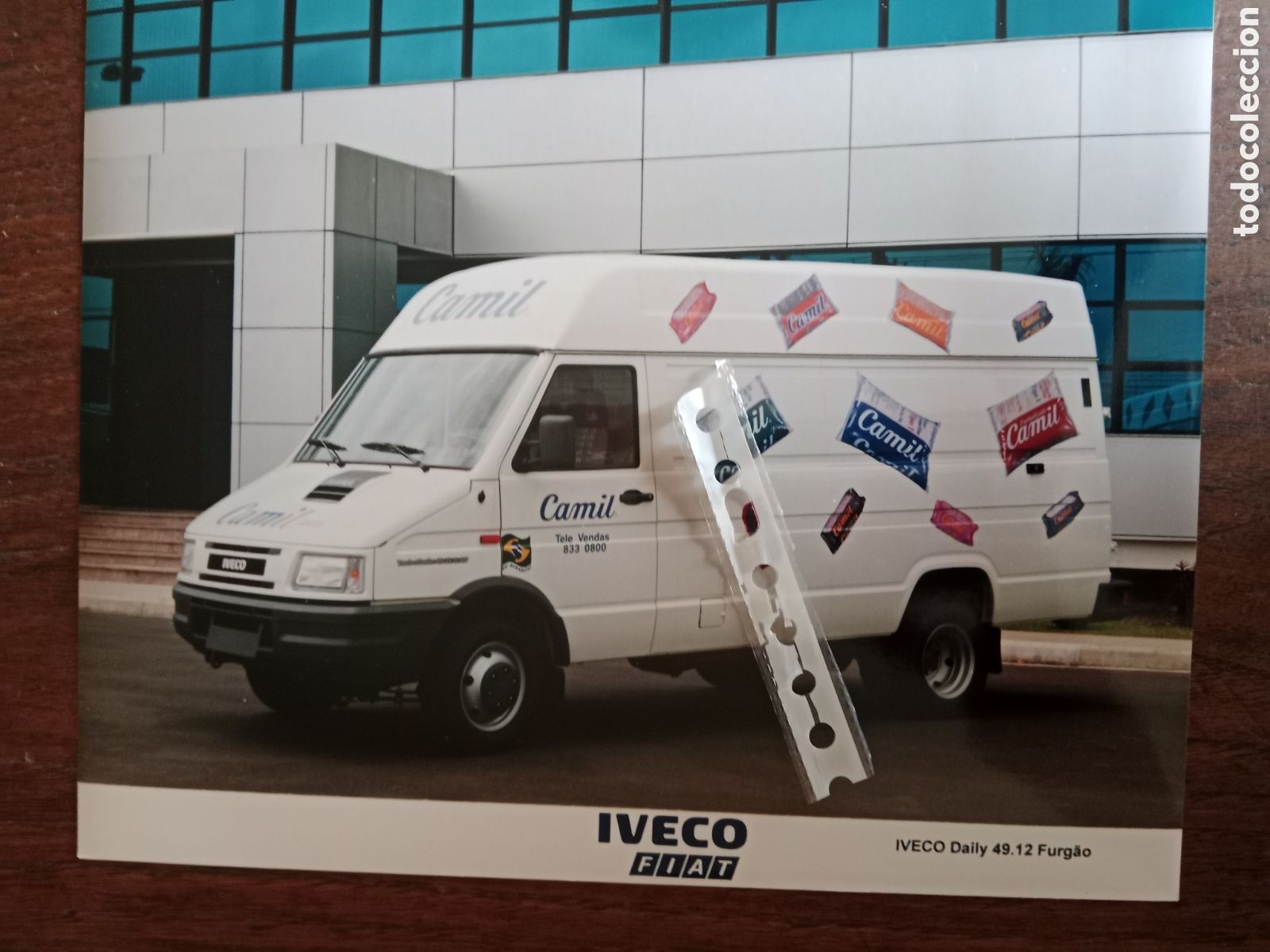 Collectionnisme Papier divers: Fotograf&iacute;a furgoneta Iveco daily brasil