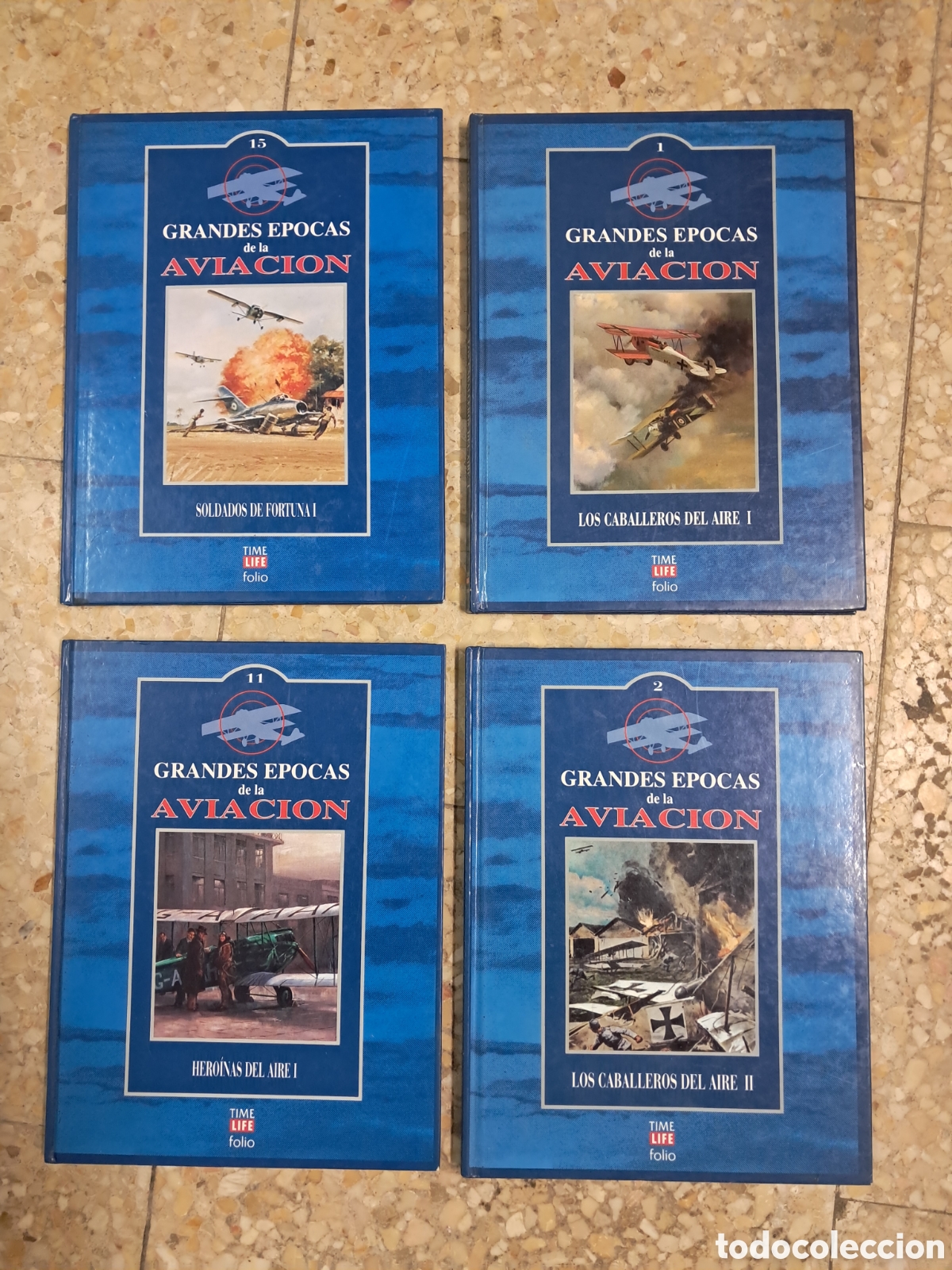 Otros Art&iacute;culos de Coleccionismo en Papel: Lote 4 Grandes &eacute;pocas de la aviaci&oacute;n time life folio