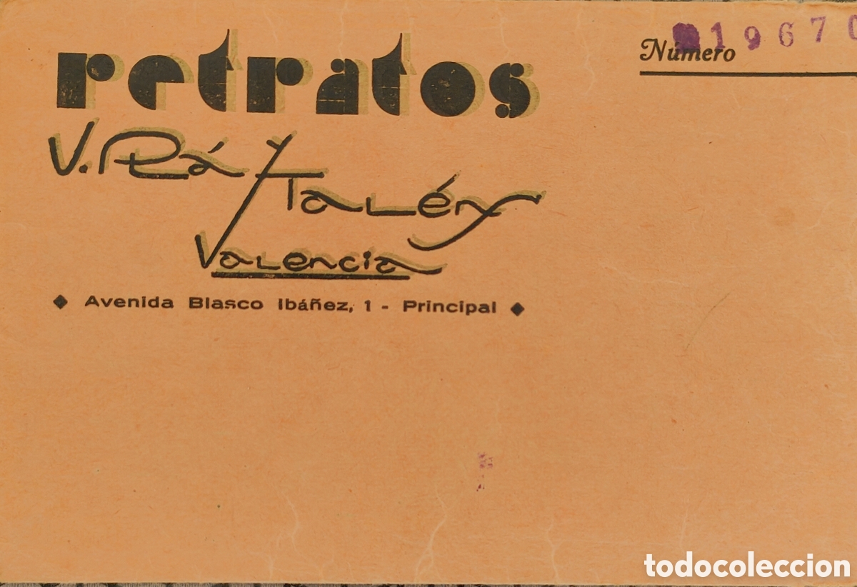 Otros Art&iacute;culos de Coleccionismo en Papel: :::: JJ02 - SOBRE PARA FOTOS - VALENCIA