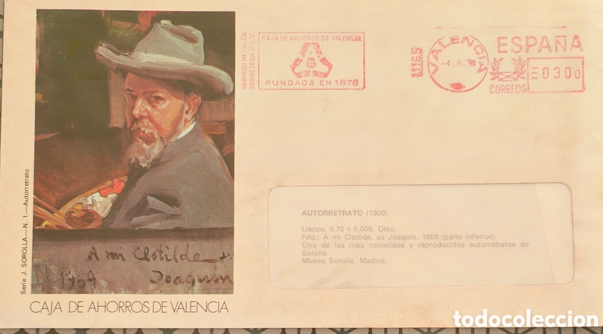 Otros Art&iacute;culos de Coleccionismo en Papel: :::: S38 - SOBRE CIRCULADO - CAJA DE AHORROS DE VALENCIA