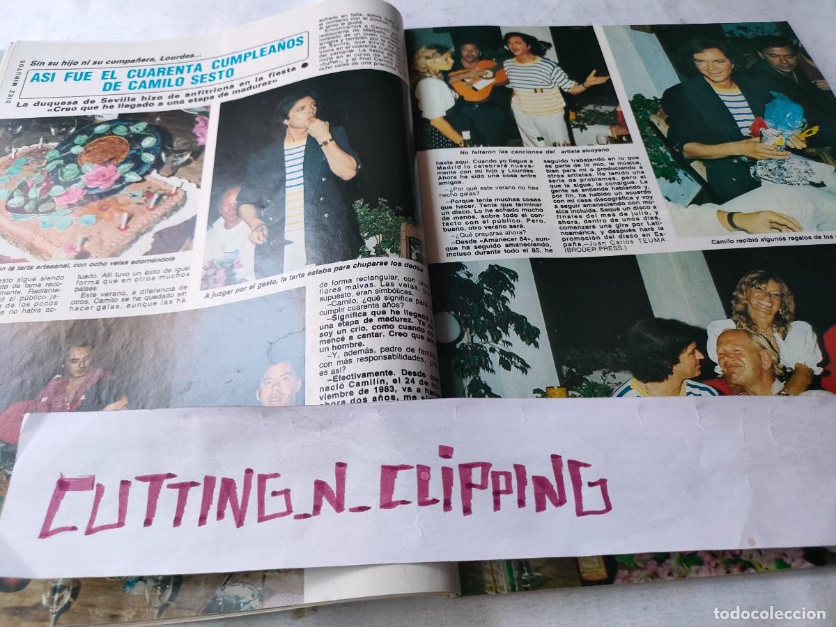 Otros Art&iacute;culos de Coleccionismo en Papel: Clipping DM850810 CAMILO SESTO