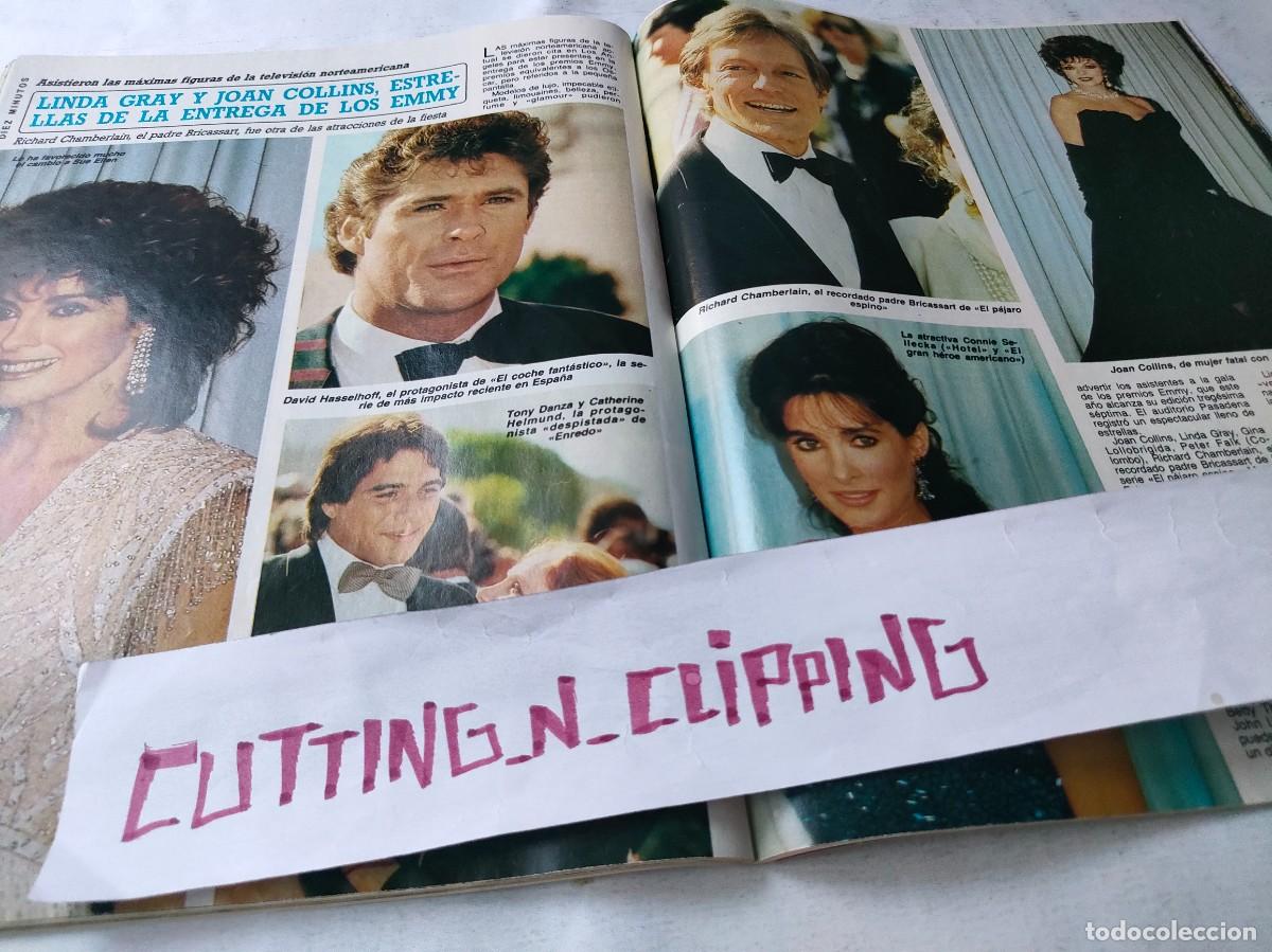 Otros art&iacute;culos de coleccionismo en papel: Clipping DM850810 LINDA GRAY, JOAN COLLINS, DALLAS, DINASTIA, RICHARD CHAMBERLAIN