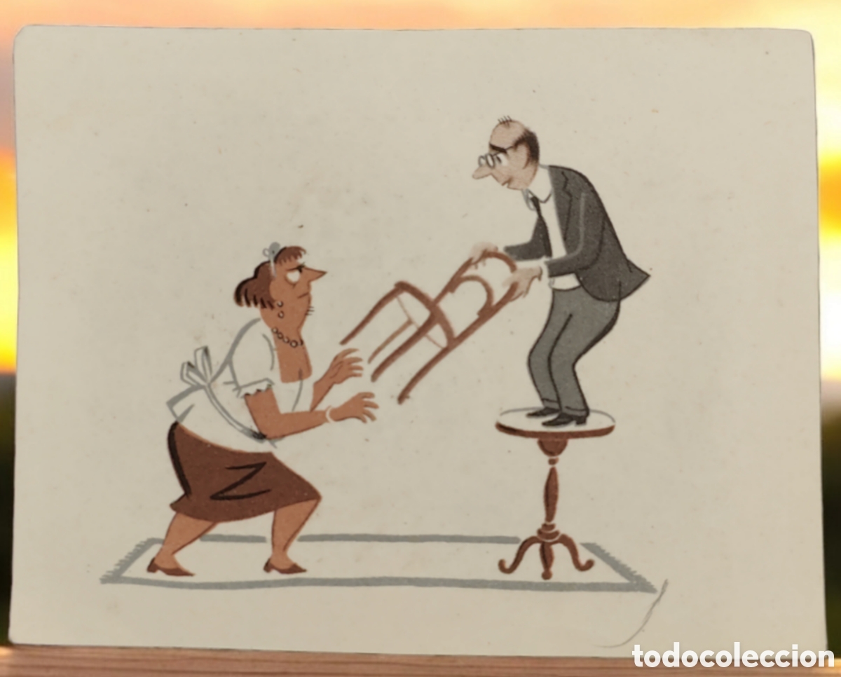 Otros Art&iacute;culos de Coleccionismo en Papel: :::: JJ20 - PEQUE&Ntilde;O DIBUJO - 10 X 8 CM.