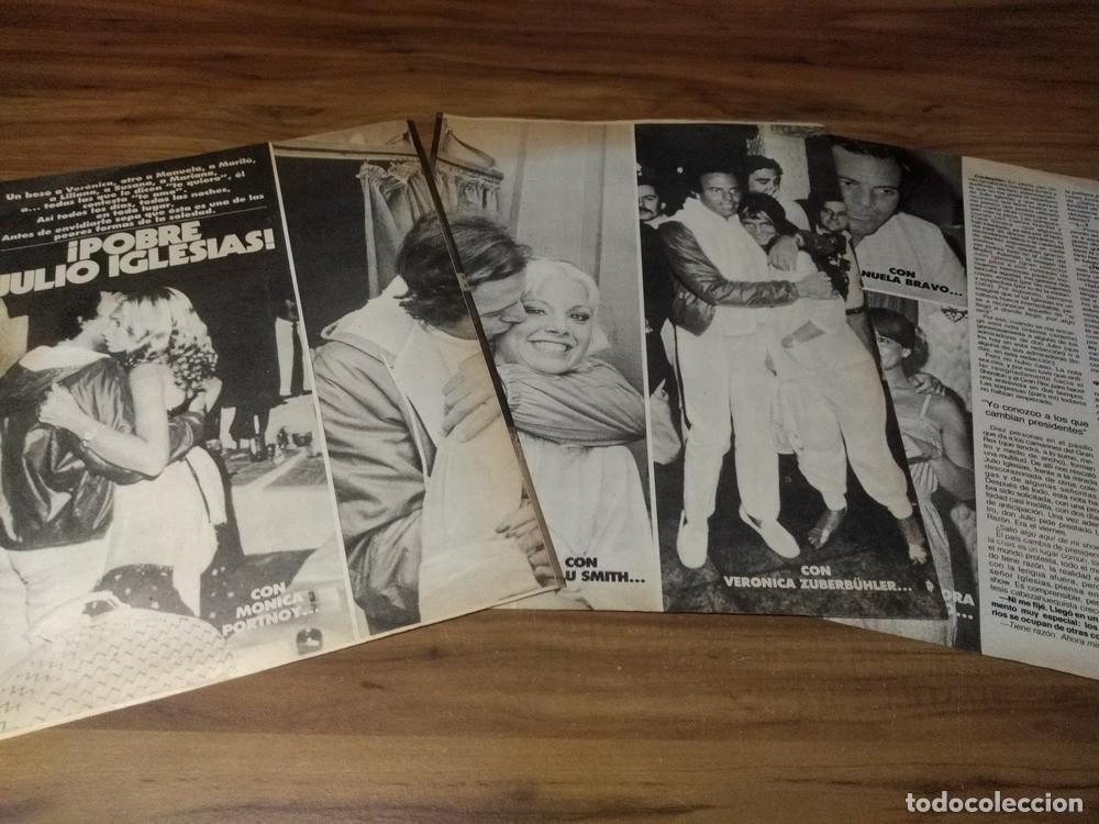 Otros Art&iacute;culos de Coleccionismo en Papel: (I170) Julio Iglesias * Clippings Revista 4 Pgs * 1981