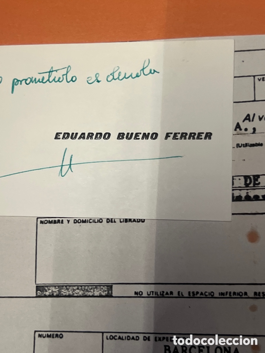 Otros art&iacute;culos de coleccionismo en papel: T1/D5/45. DOCUMENTO . DIPUTADO - Foto 3
