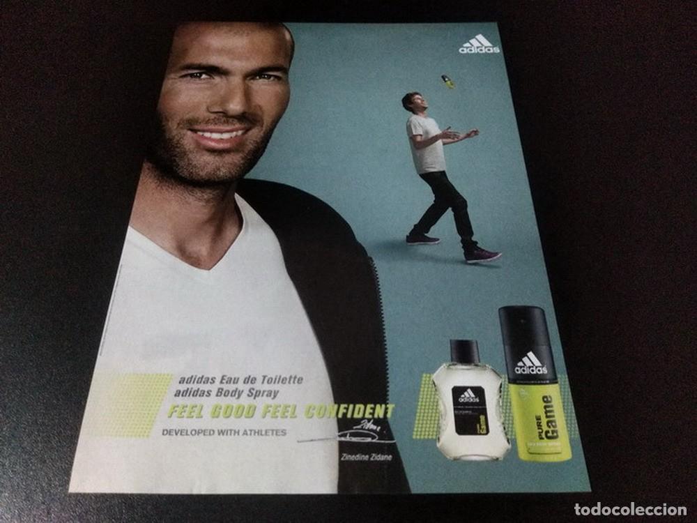 Otros Art&iacute;culos de Coleccionismo en Papel: (PF026) Publicidad Clipping Zinedine Zidane * Adidas