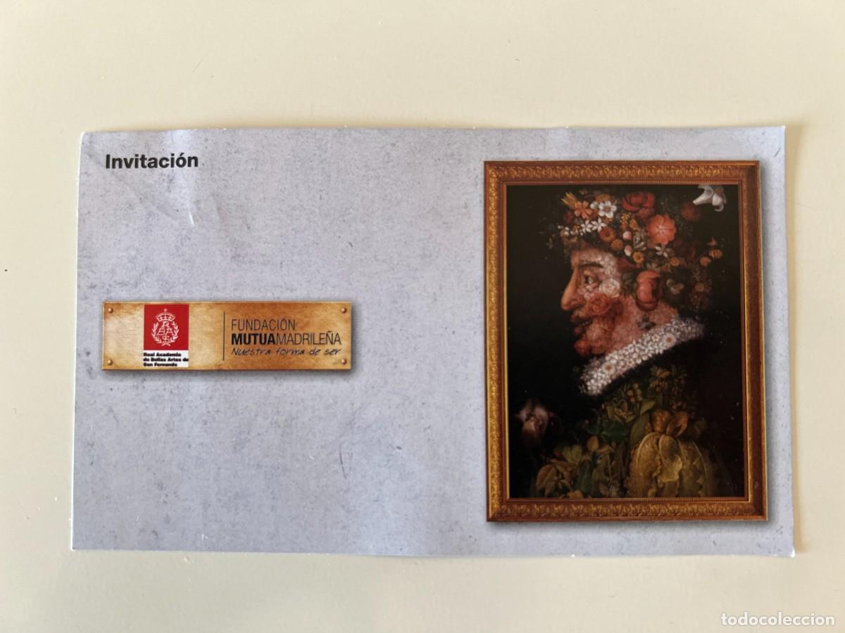 Otros art&iacute;culos de coleccionismo en papel: INVITACION MUSEO DE BELLAS ARTES DE SAN FERNANDO / MUTUA MADRILE&Ntilde;A - ARCIMBOLDO, LA PRIMAVERA