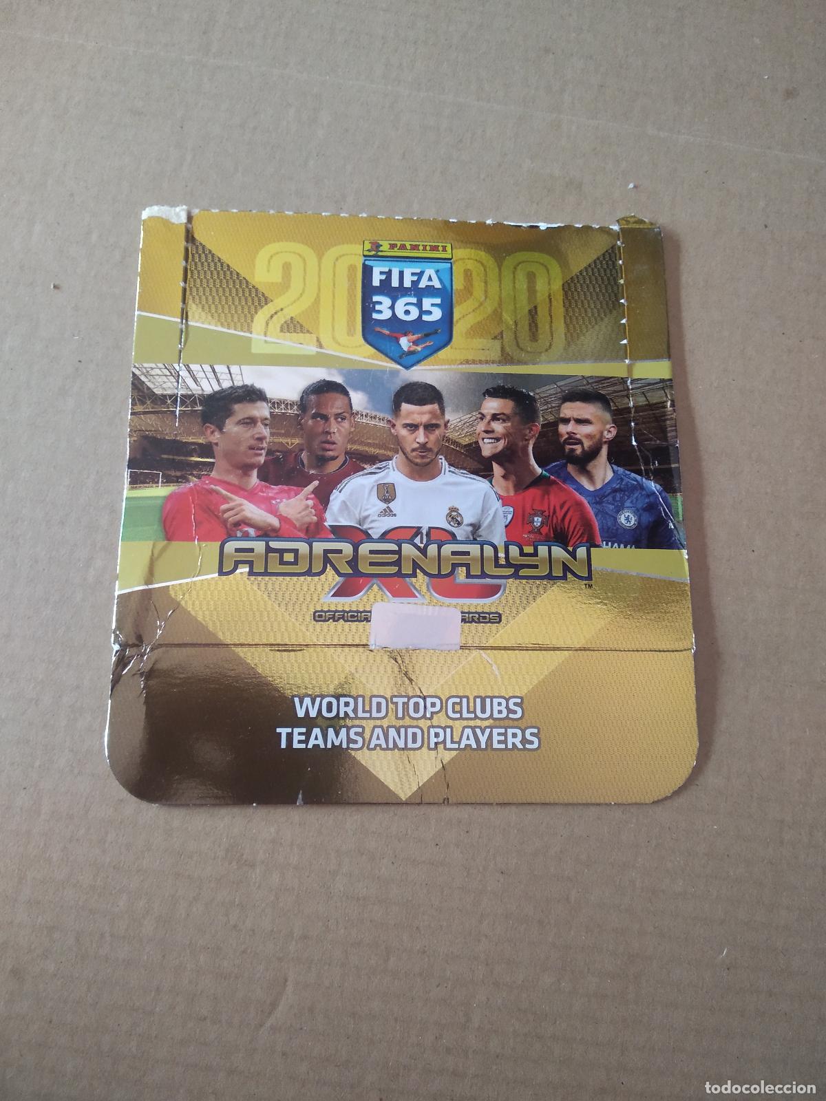 Otros Art&iacute;culos de Coleccionismo en Papel: TAPA CAJA CROMO FUTBOL PANINI FIFA 365 2020 CRISTIANO RONALDO GIROUD LEWANDOWSKI HAZARD VAN DIJK
