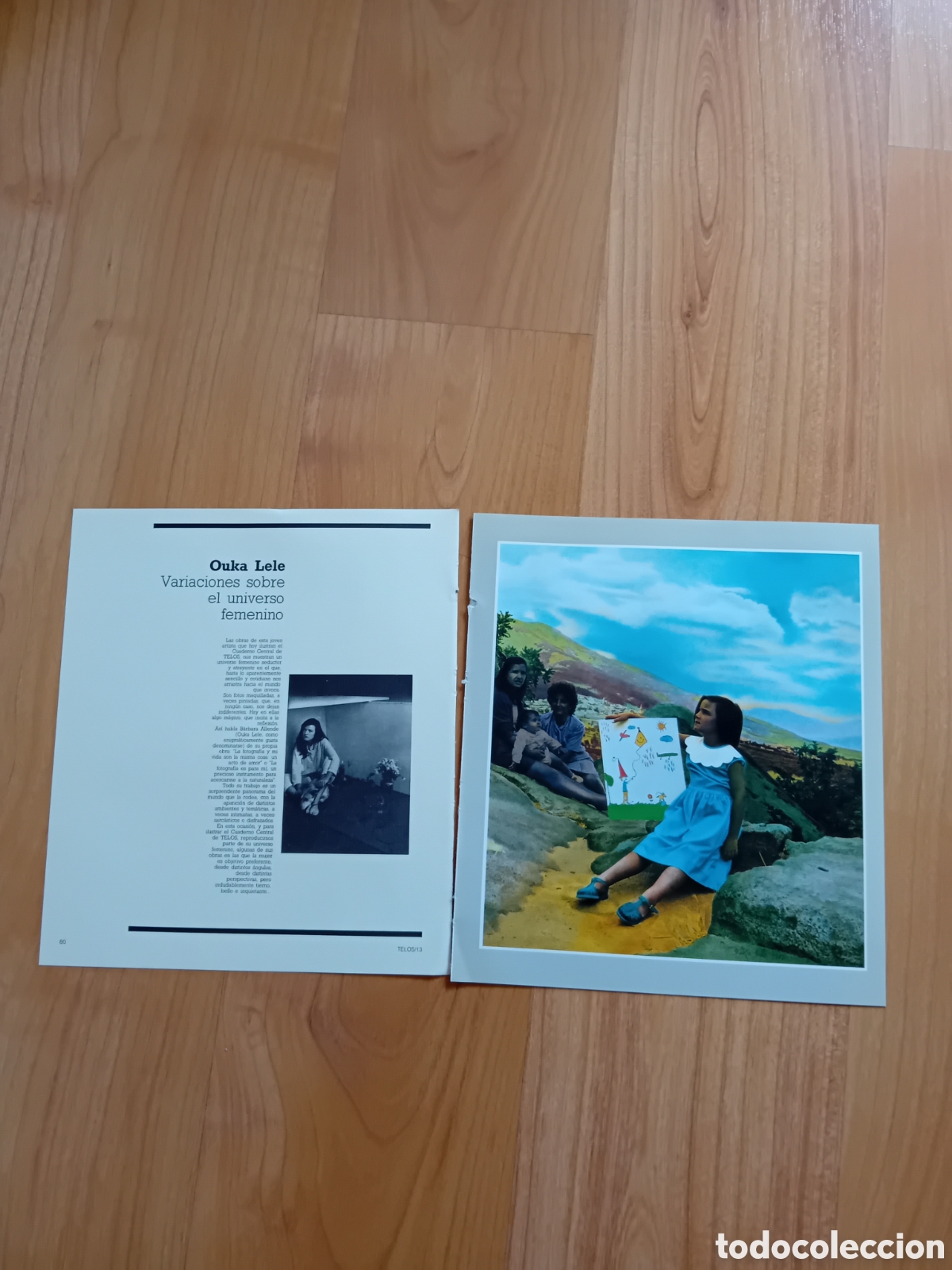 Collectionnisme Papier divers: REPORTAJE SOBRE OUKA LELE EN REVISTA DE 1988. FOTOS DE TODAS LAS PAGINAS