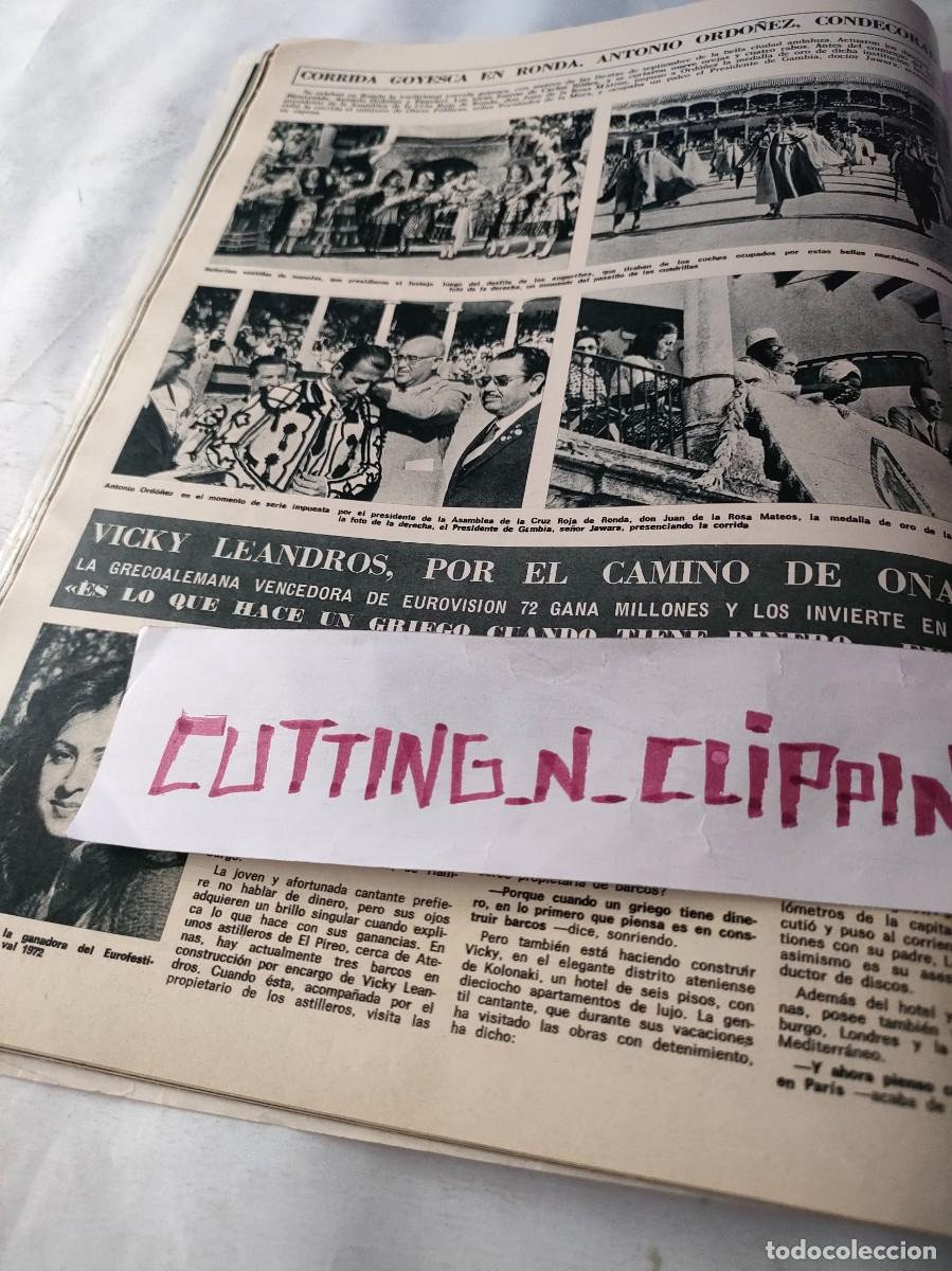 Otros Art&iacute;culos de Coleccionismo en Papel: Clipping H732909 HENRY CRISTINA FORD, VICKY LEANDROS EUROVISION 72