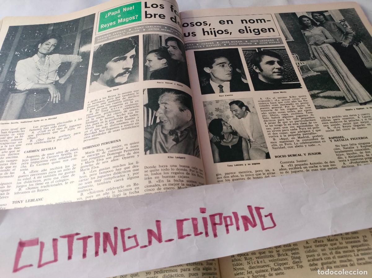 Otros Art&iacute;culos de Coleccionismo en Papel: Clipping H752012 CARMEN SEVILLA KIKO LEDGARD RAPHAEL DURCAL Y JUNIOR, MOREY