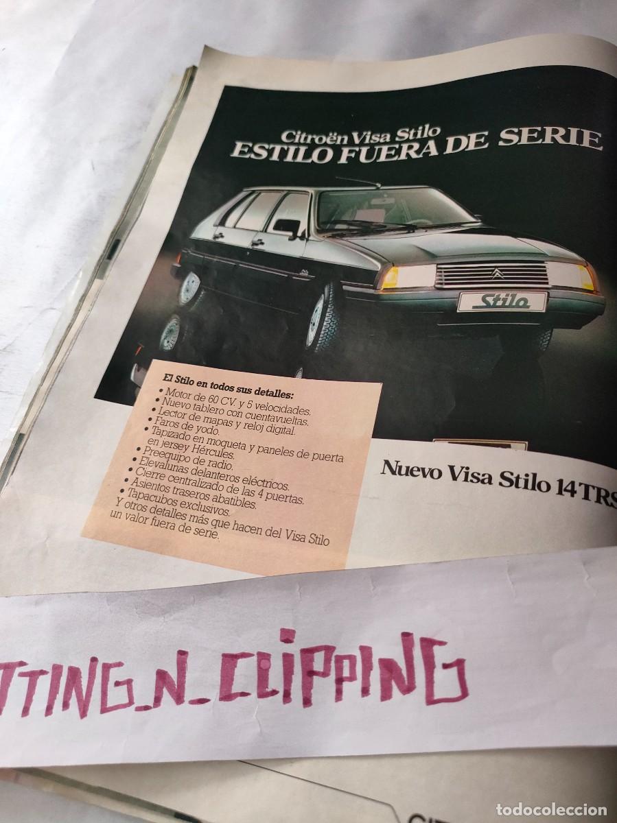 Otros Art&iacute;culos de Coleccionismo en Papel: Clipping H840812 CITROEN VISA STYLO