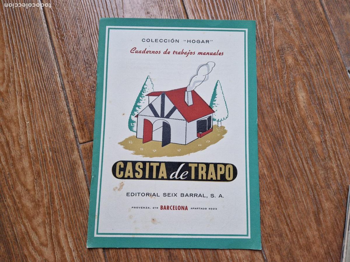 Otros Art&iacute;culos de Coleccionismo en Papel: CASITA DE TRAPO CUADERNOS DE TRABAJOS MANUALES EDITORIAL SEIX BARRAL