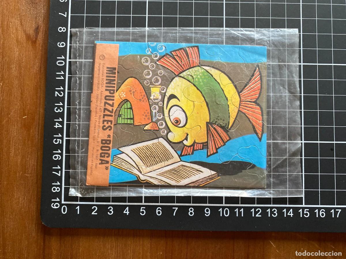Collectionnisme Papier divers: MINIPUZZLE BOGA EDICONES GOBA ITURBURU BILBAO EN BOLSITA SIN USO A&Ntilde;O 1969 PEZ LEYENDO