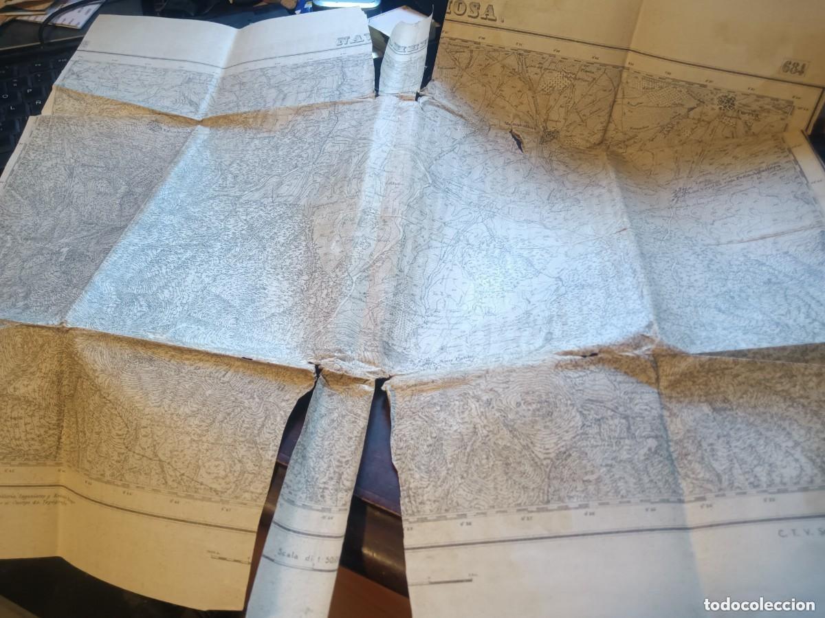 Otros Art&iacute;culos de Coleccionismo en Papel: Mapa topocartogr&aacute;fico militar, primera orden de oficiales de artiller&iacute;a , ingenieros y estado mayor.