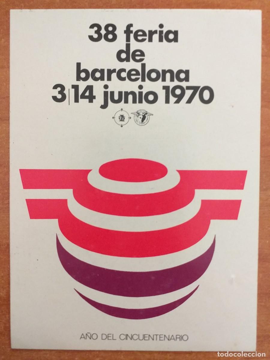 Otros Art&iacute;culos de Coleccionismo en Papel: PEGATINA 38 FERIA DE BARCELONA - 1970