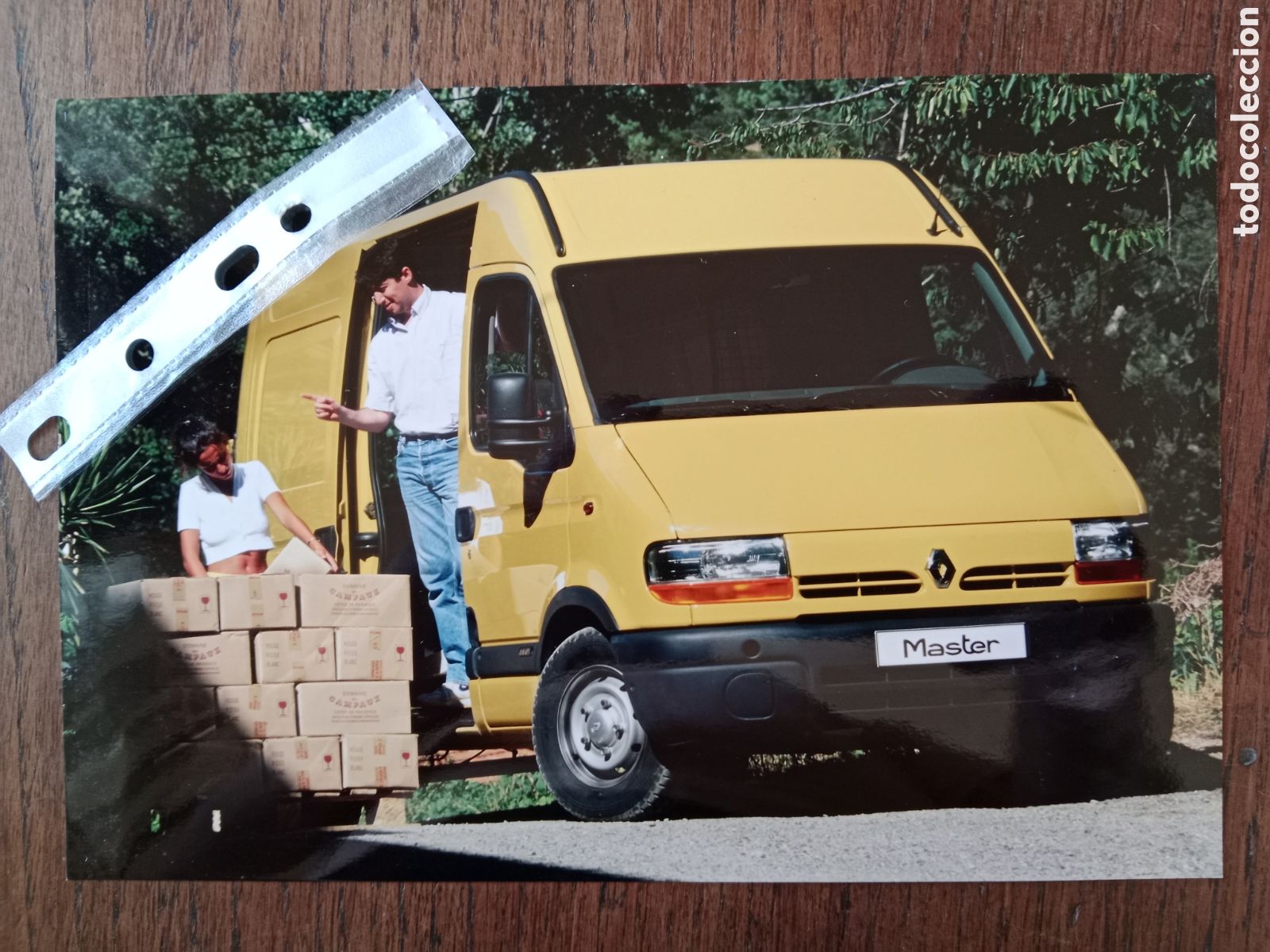 Outros artigos de papel: Fotograf&iacute;a furgoneta Renault m&aacute;ster