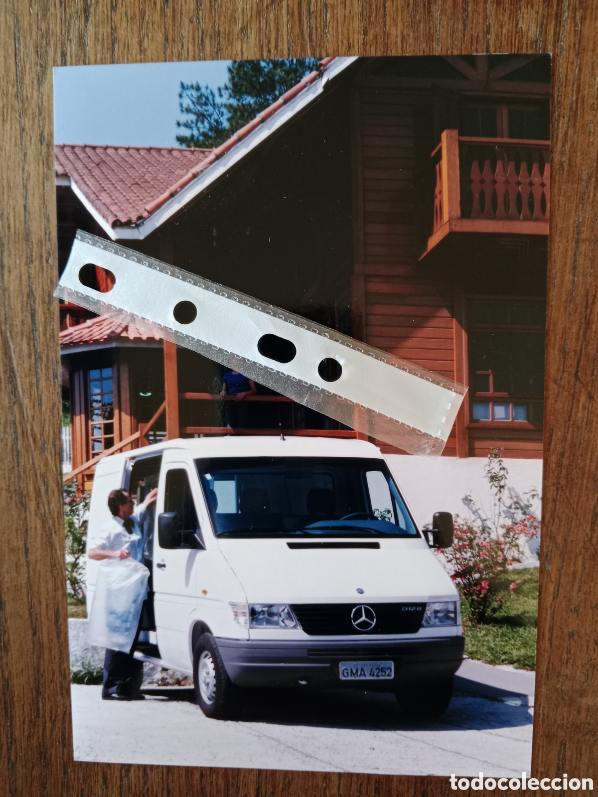 Outros artigos de papel: Fotograf&iacute;a furgoneta mercedes Benz