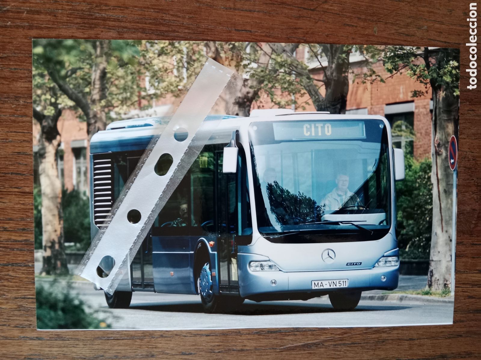 Collectionnisme Papier divers: Fotograf&iacute;a autob&uacute;s mercedes Benz cito