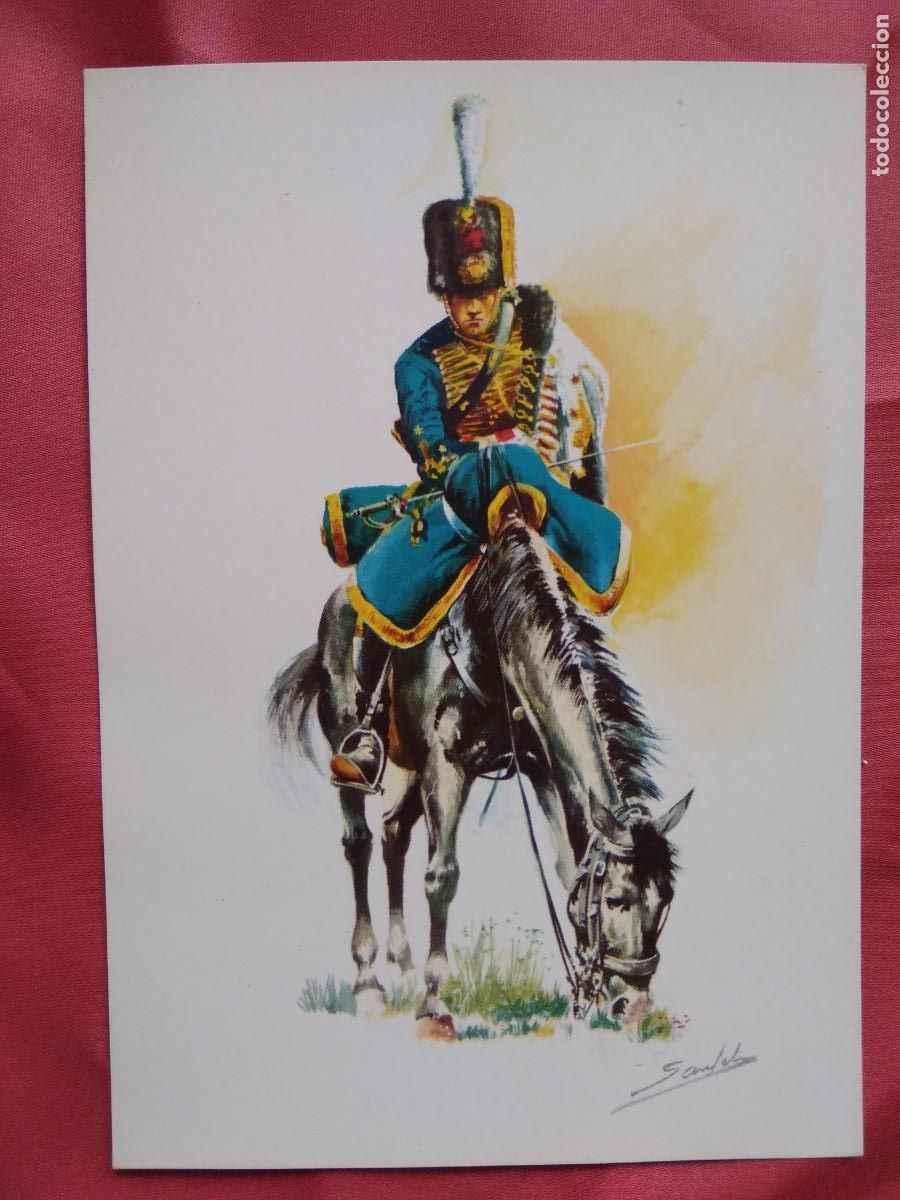 Sammelleidenschaft Andere Papierartikel: Serie 1- N&ordm;1. Ej&eacute;rcitp militar. 1905. Oficial Regimiento H&uacute;sares de la Princesa. 1923