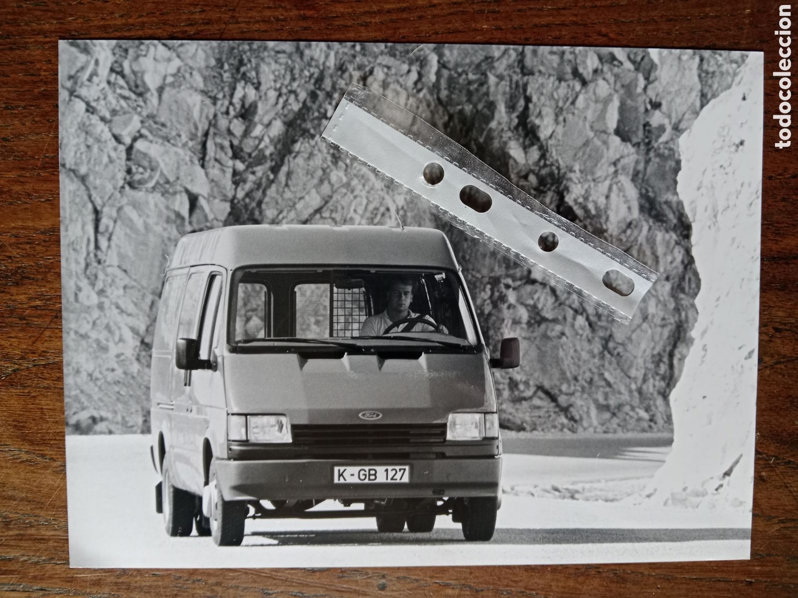 Collectionnisme Papier divers: Fotograf&iacute;a furgoneta Ford Transit