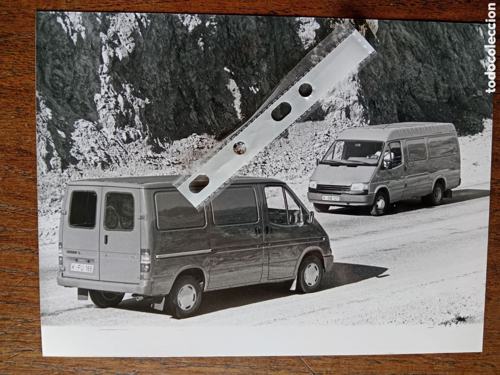 Collectionnisme Papier divers: Fotograf&iacute;a furgoneta Ford Transit