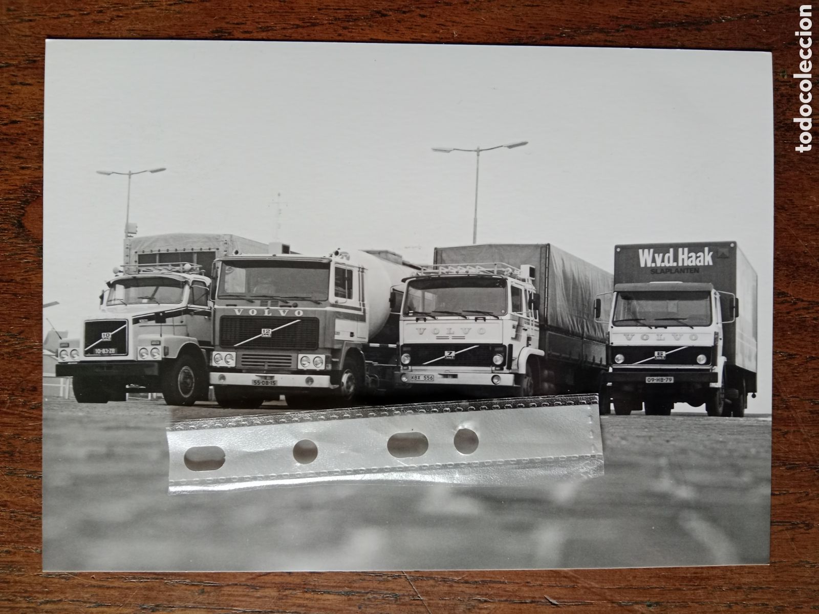 Collectionnisme Papier divers: Fotograf&iacute;a cami&oacute;n volvo