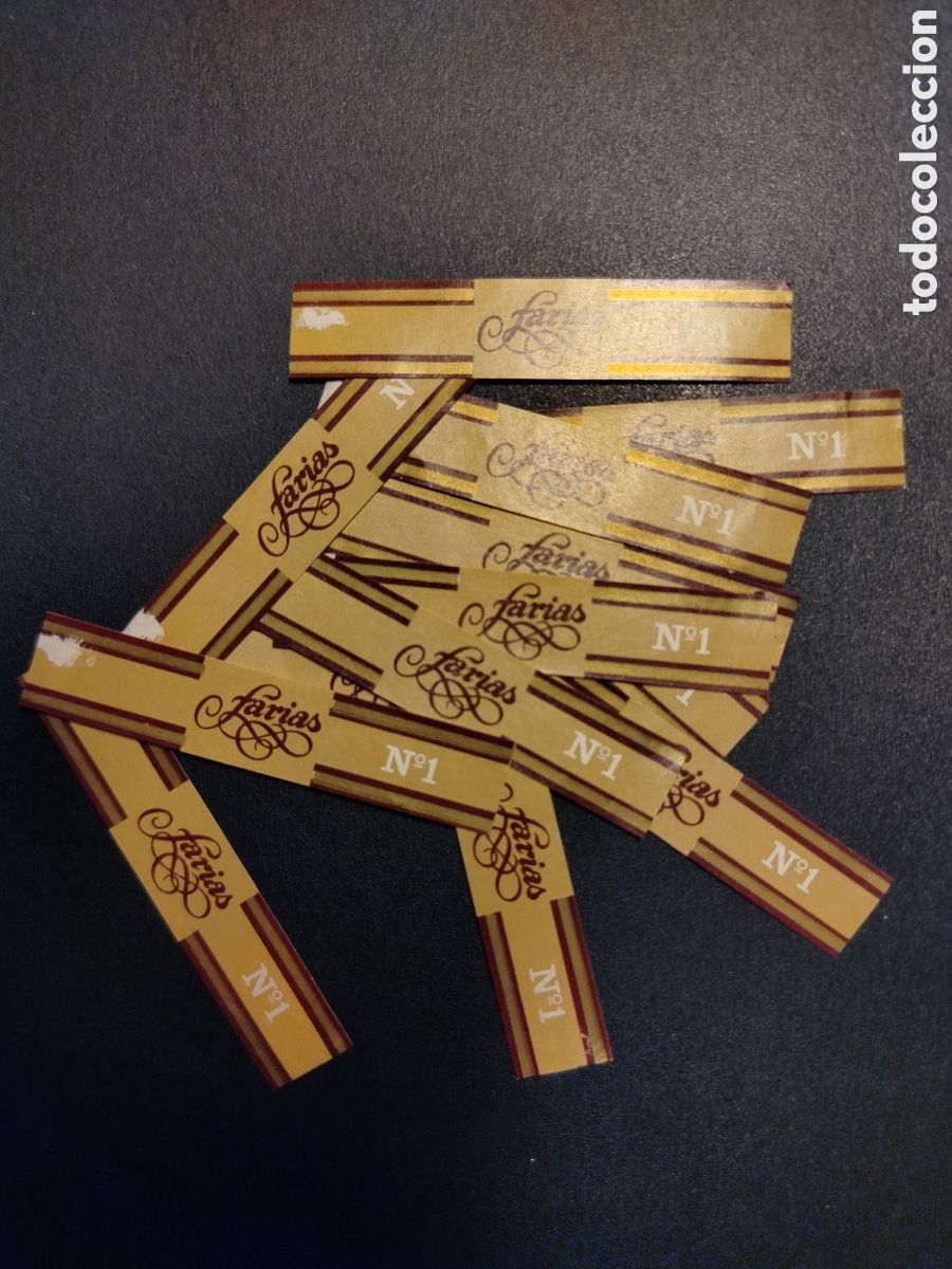 Altri oggetti di carta: LOTE DE VITOLAS FARIAS N1